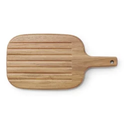 Acacia Double-Sided Cutting Board with Handle - Small