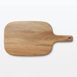 Acacia Double-Sided Cutting Board with Handle - Small