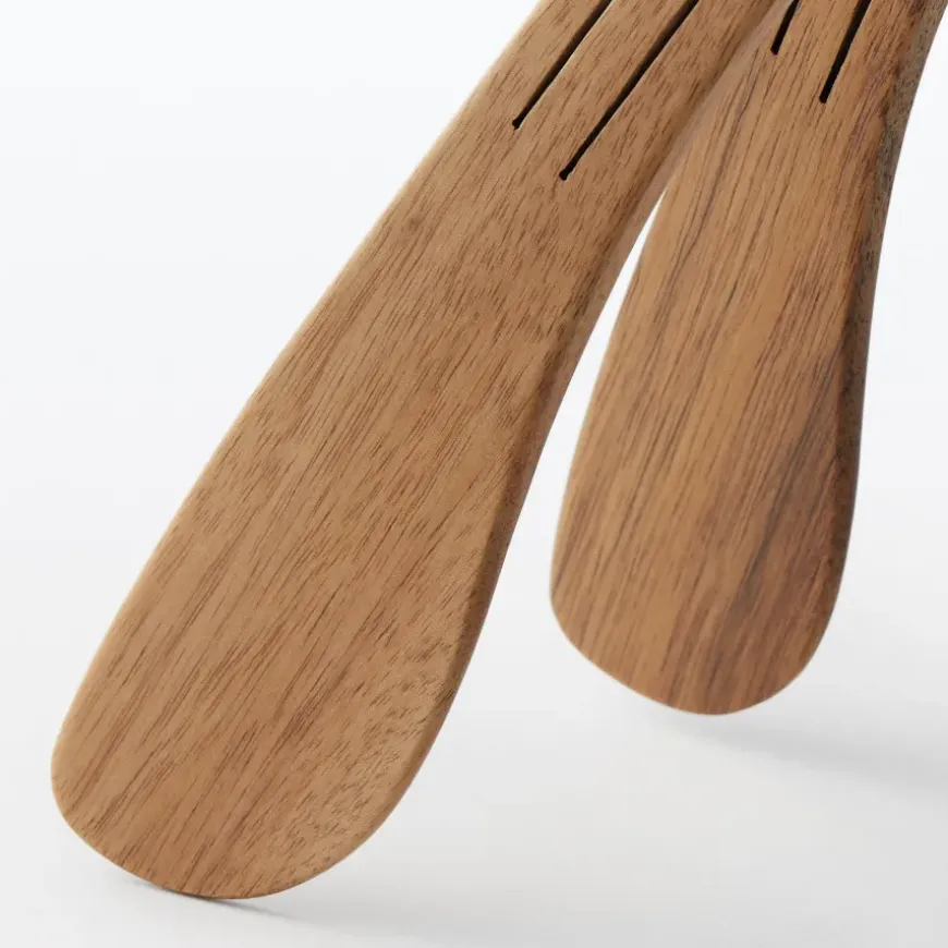 Acacia Foldable Tongs Large