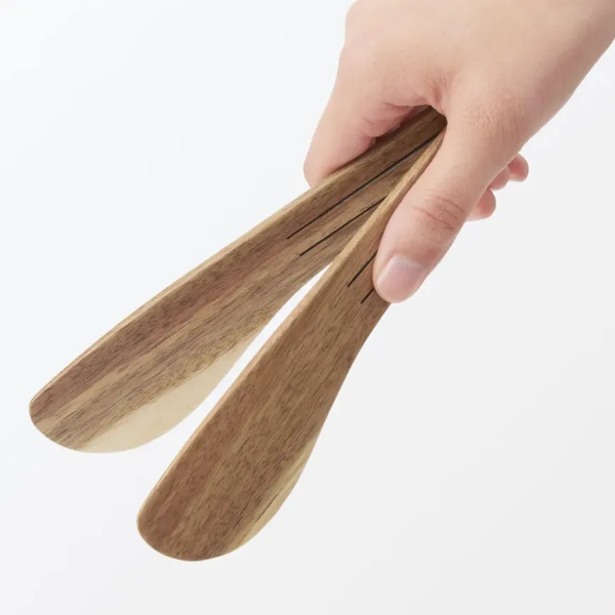 Acacia Foldable Tongs Small