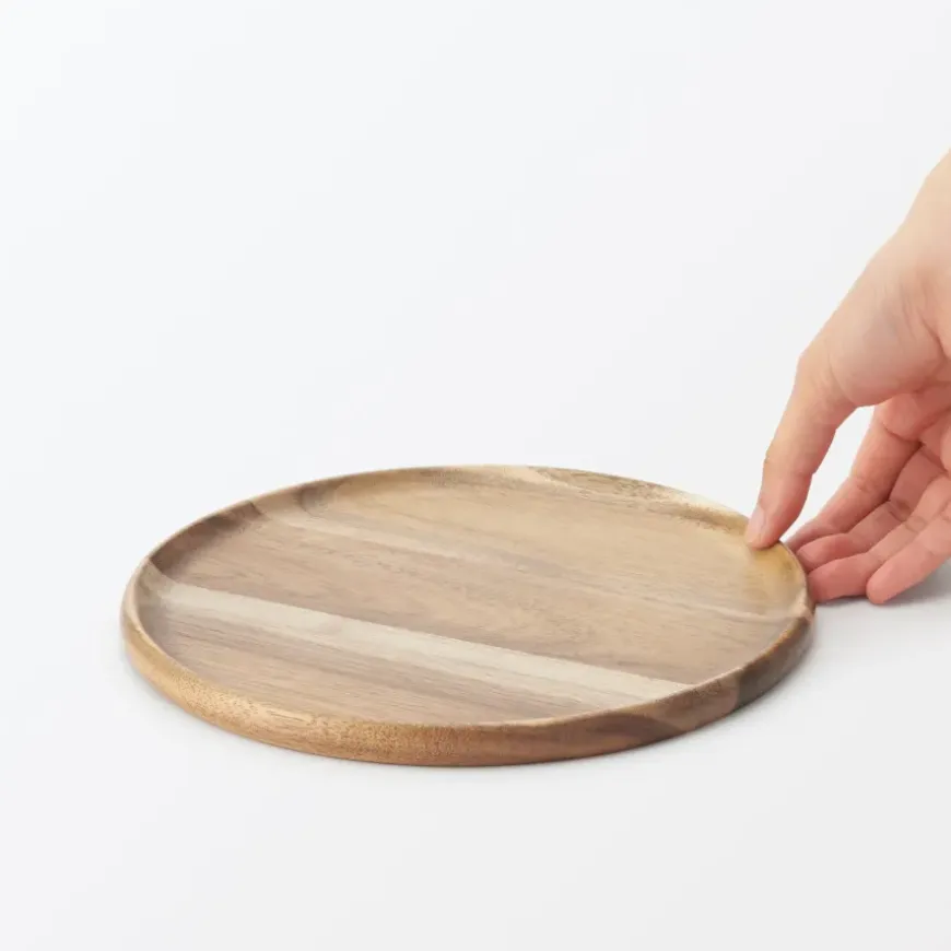 Acacia Plate/Round Cutting Board Medium