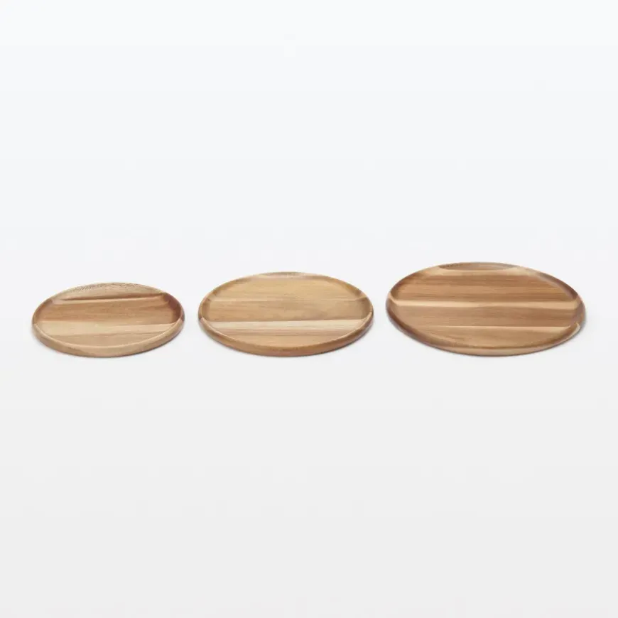 Acacia Plate/Round Cutting Board Medium
