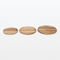 Acacia Plate/Round Cutting Board Large