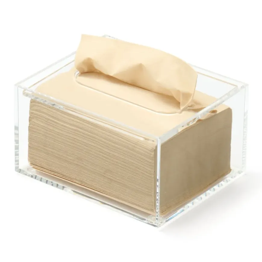 Acrylic Tissue Holder for Tabletop Tissues