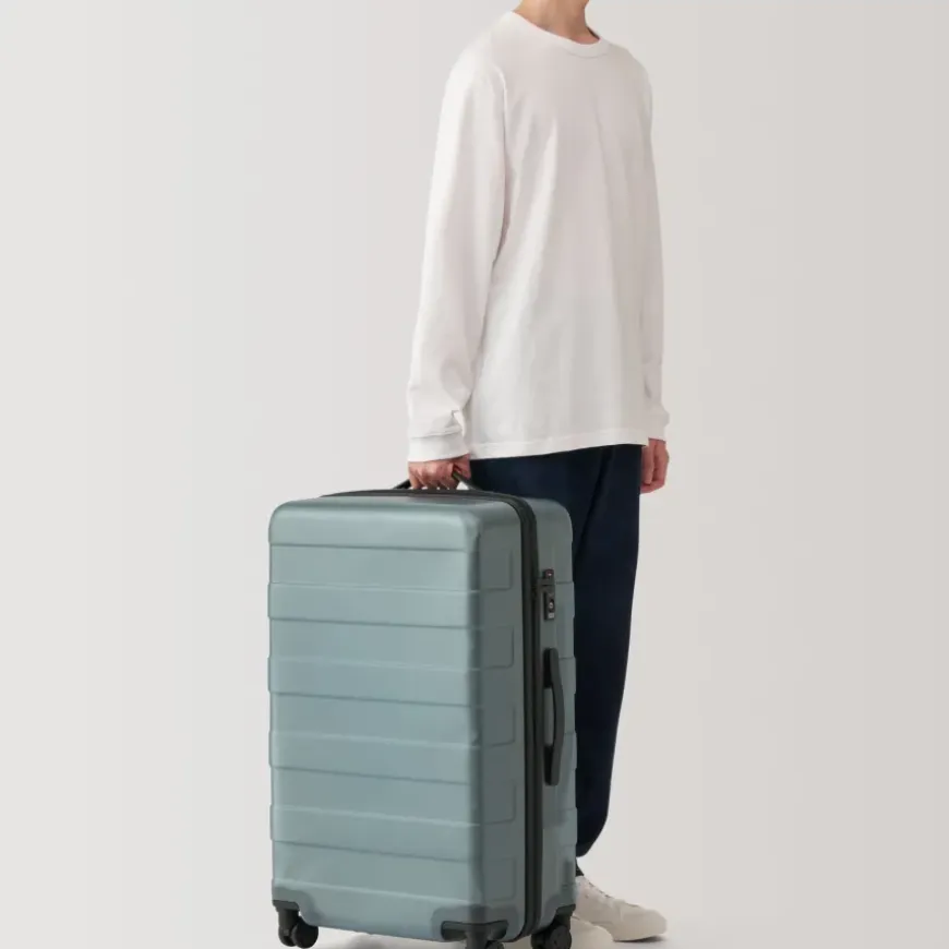 Adjustable Handle Hard Shell Suitcase 75L - Translucent | Check-In