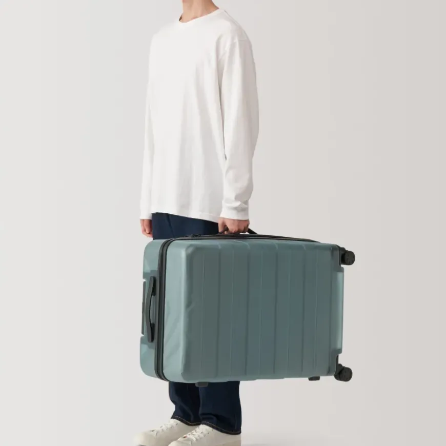 Adjustable Handle Hard Shell Suitcase 75L - Translucent | Check-In