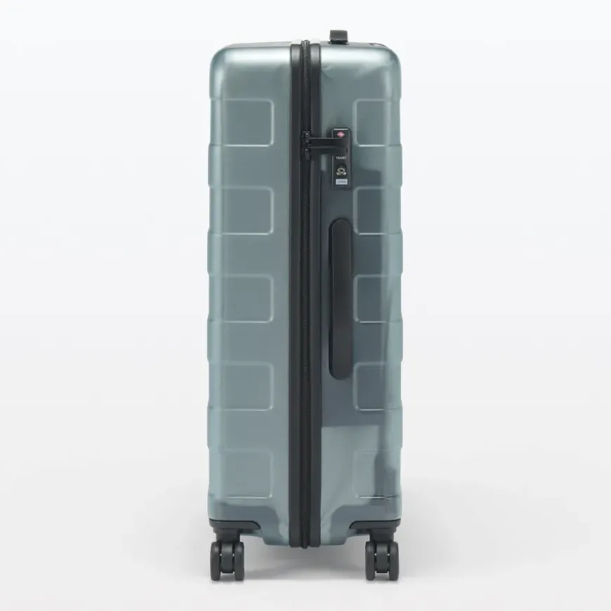 Adjustable Handle Hard Shell Suitcase 75L - Translucent | Check-In