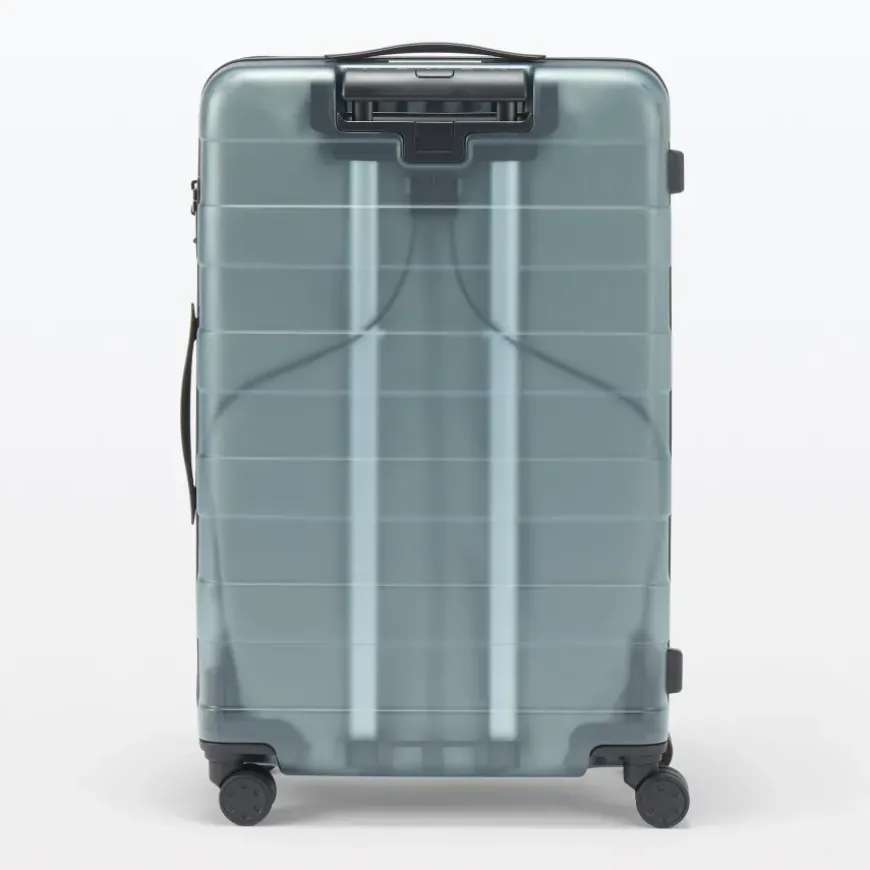 Adjustable Handle Hard Shell Suitcase 75L - Translucent | Check-In