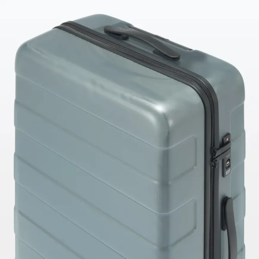 Adjustable Handle Hard Shell Suitcase 75L - Translucent | Check-In