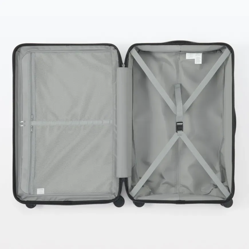 Adjustable Handle Hard Shell Suitcase 75L - Translucent | Check-In