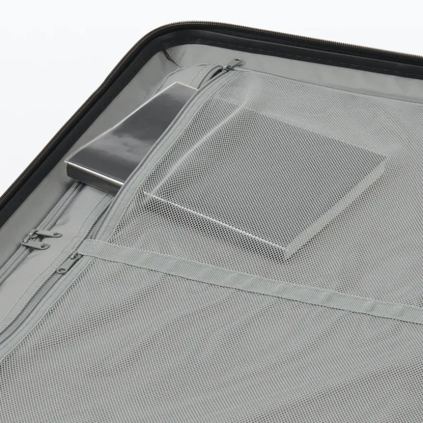 Adjustable Handle Hard Shell Suitcase 75L - Translucent | Check-In