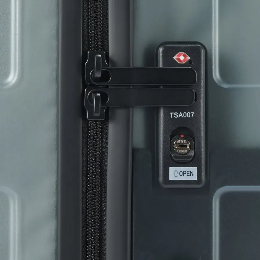 Adjustable Handle Hard Shell Suitcase 75L - Translucent | Check-In