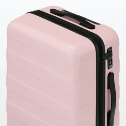 Adjustable Handle Hard Shell Suitcase 36L - Light Pink | Carry-On