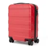Adjustable Handle Hard Shell Suitcase 36L - Red | Carry-On