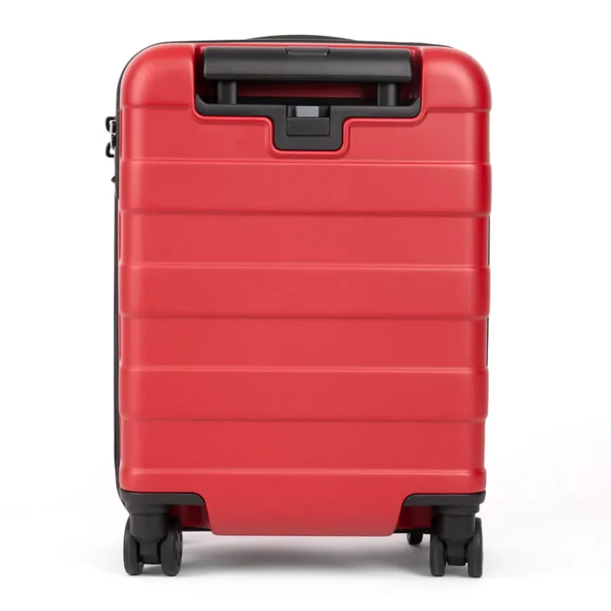 Adjustable Handle Hard Shell Suitcase 36L - Red | Carry-On