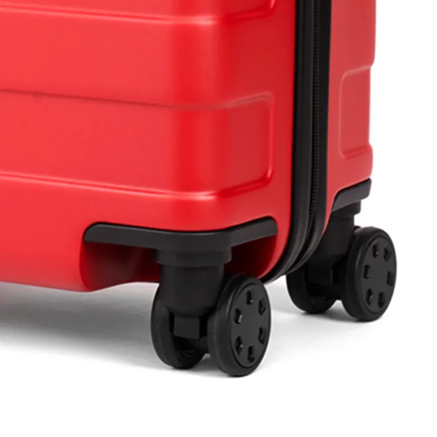 Adjustable Handle Hard Shell Suitcase 36L - Red | Carry-On