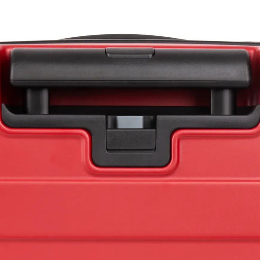 Adjustable Handle Hard Shell Suitcase 36L - Red | Carry-On