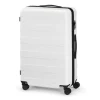 Adjustable Handle Hard Shell Suitcase 75L - White | Check-In