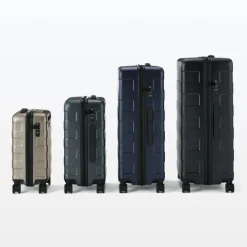 Adjustable Handle Hard Shell Suitcase 75L - White | Check-In