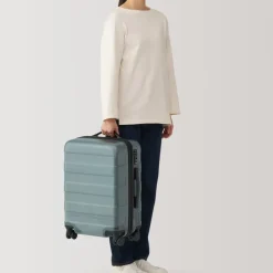 Adjustable Handle Hard Shell Suitcase 36L - Translucent | Carry-On