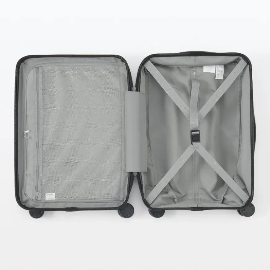Adjustable Handle Hard Shell Suitcase 36L - Translucent | Carry-On