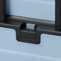 Adjustable Handle Hard Shell Suitcase 36L - Light Blue | Carry-On