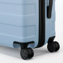 Adjustable Handle Hard Shell Suitcase 36L - Light Blue | Carry-On