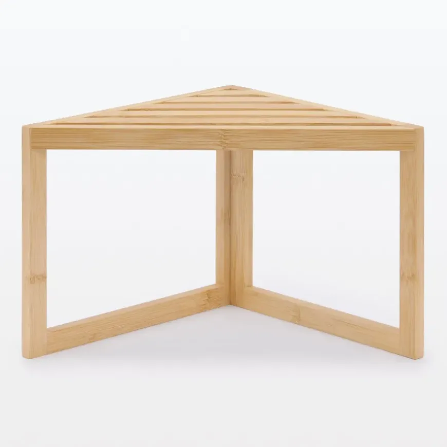 Bamboo Corner Rack 1 Tier