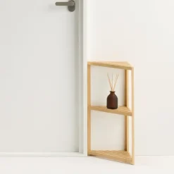 Bamboo Corner Rack 3 Tiers