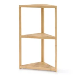 Bamboo Corner Rack 3 Tiers