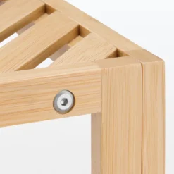Bamboo Corner Rack 3 Tiers