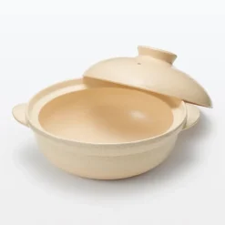 Banko Ware Ceramic Large Pot - Transparent Glaze 2.5 Qt