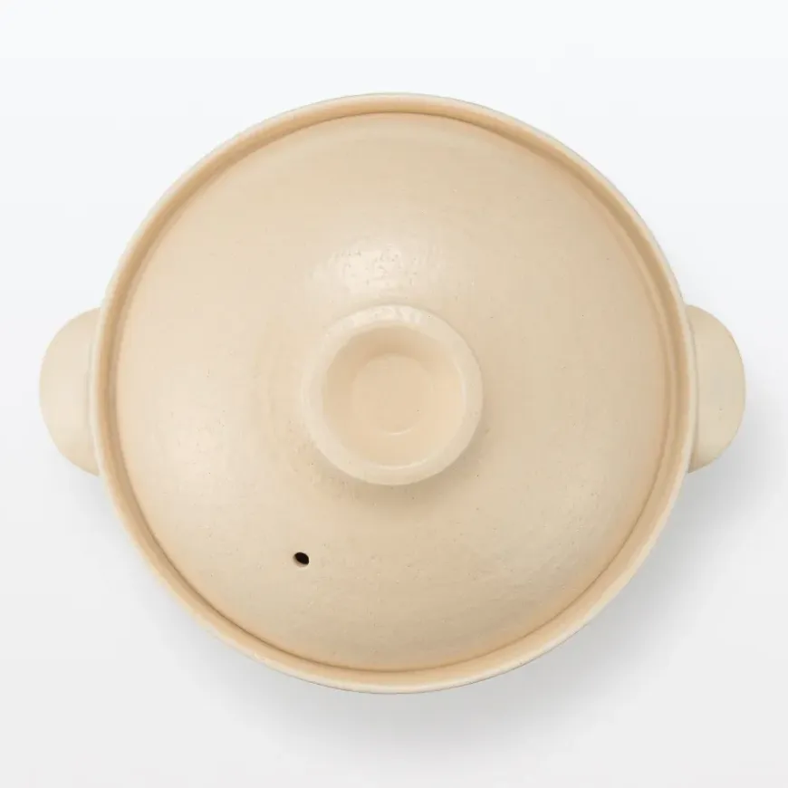 Banko Ware Ceramic Large Pot - Transparent Glaze 2.5 Qt