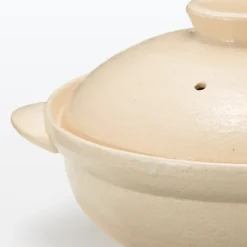 Banko Ware Ceramic Large Pot - Transparent Glaze 2.5 Qt