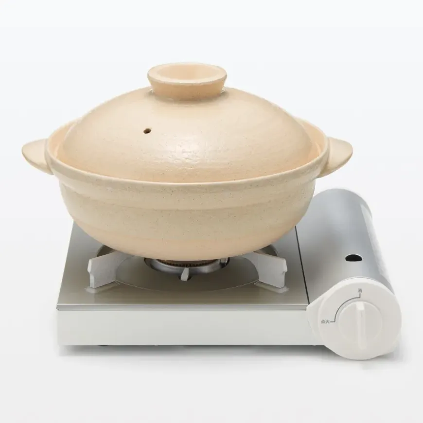Banko Ware Ceramic Large Pot - Transparent Glaze 2.5 Qt