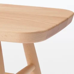 Beech Wood Bench with Round Legs