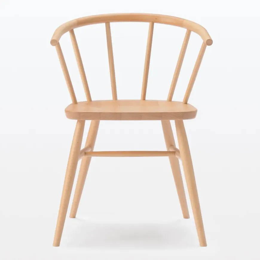 Beech Wood Chair with Round Legs