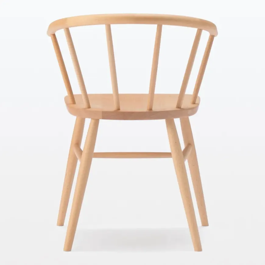 Beech Wood Chair with Round Legs
