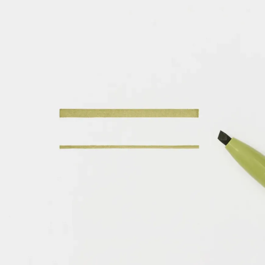 Compact Line Marker Cap Type - Olive Green