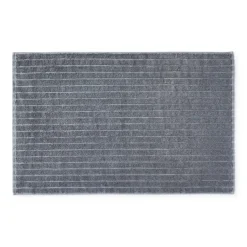 Cotton Linen Bath Mat - W17.7 x L27.6