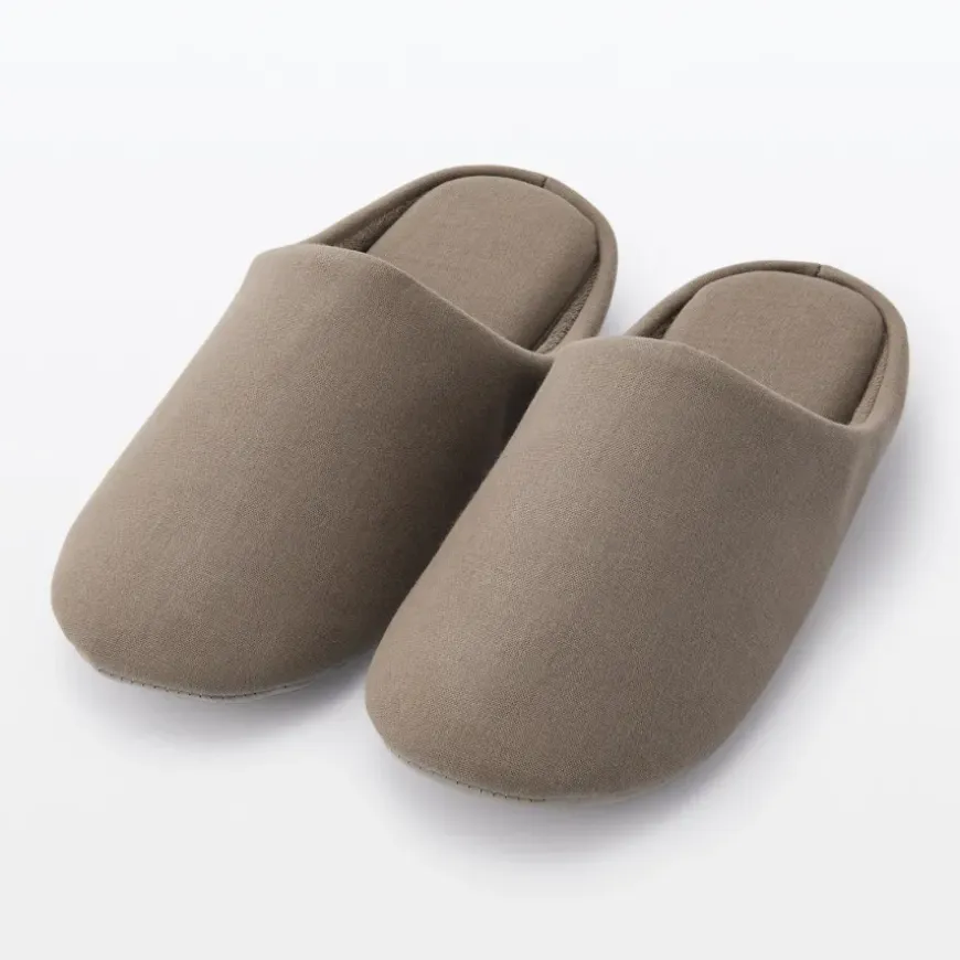 Cotton Plain Weave Insole Slippers