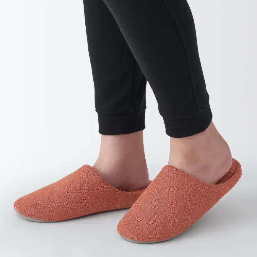 Cotton Plain Weave Insole Slippers