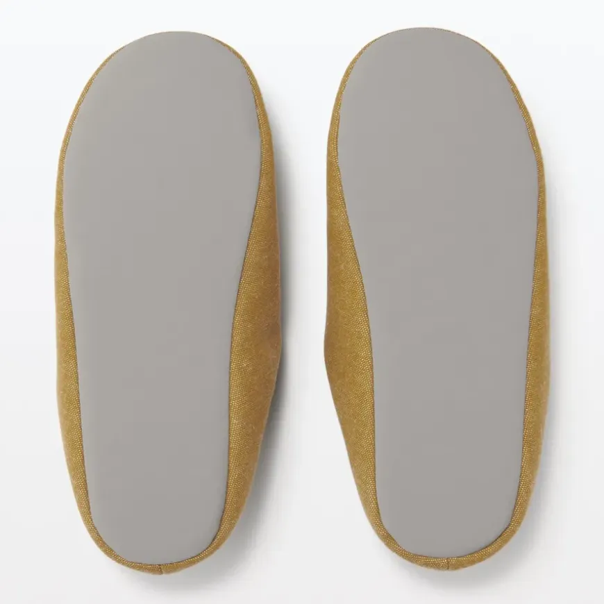 Cotton Plain Weave Insole Slippers