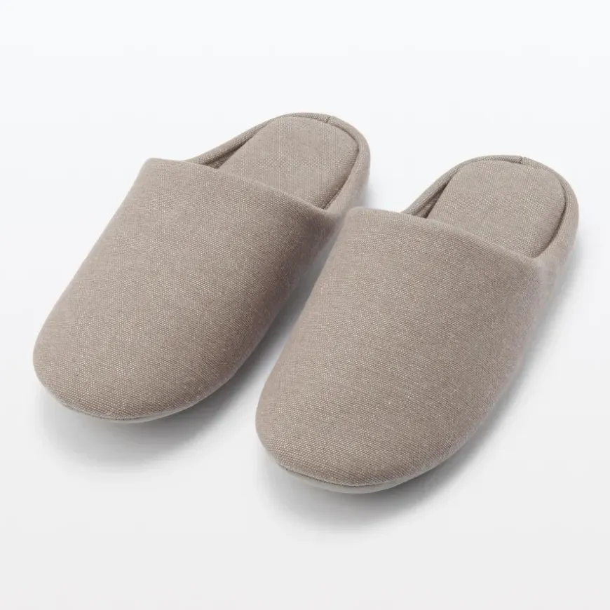 Cotton Plain Weave Insole Slippers