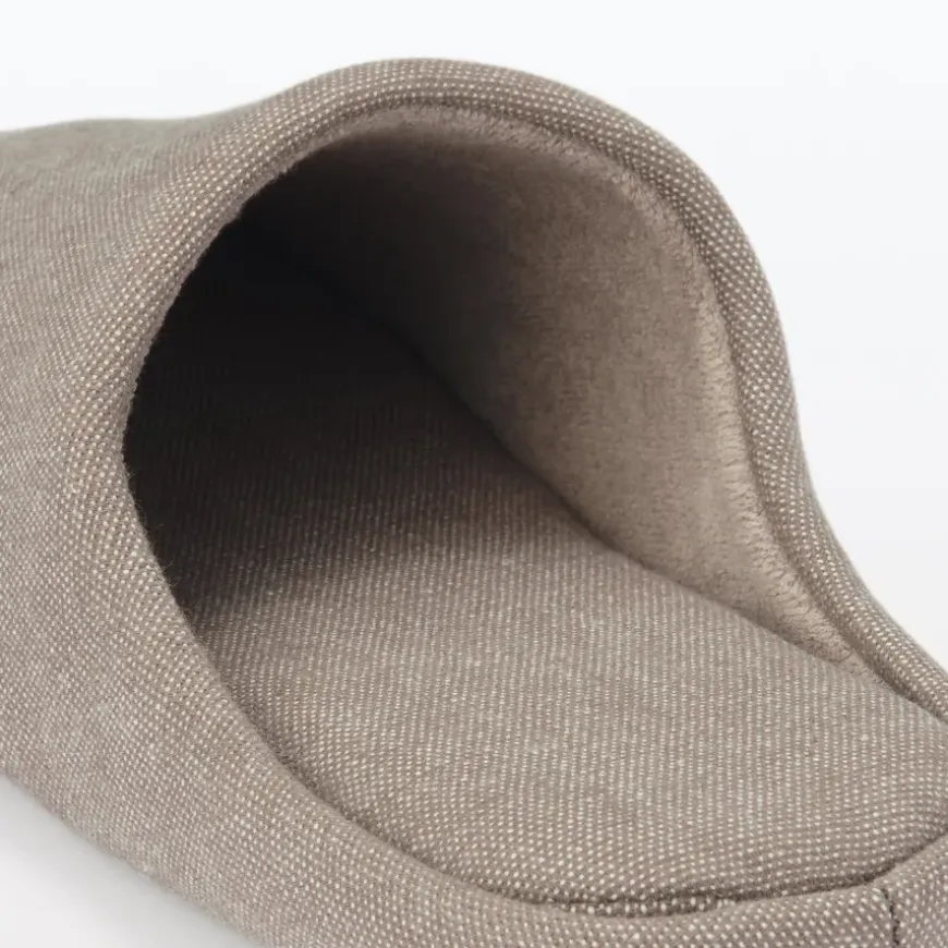 Cotton Plain Weave Insole Slippers