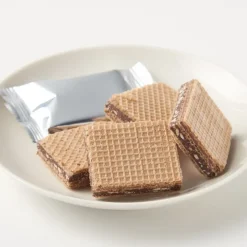 Double Chocolate Cream Wafers with Peanuts