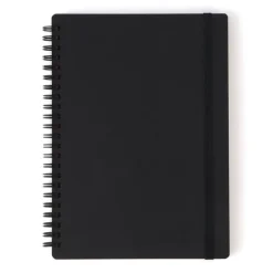 Double Ringed Ruled Notebook with Strap