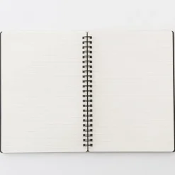 Double Ringed Ruled Notebook with Strap