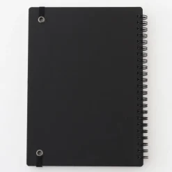 Double Ringed Ruled Notebook with Strap