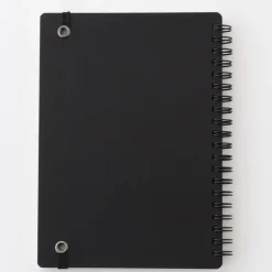 Double Ringed Ruled Notebook with Strap